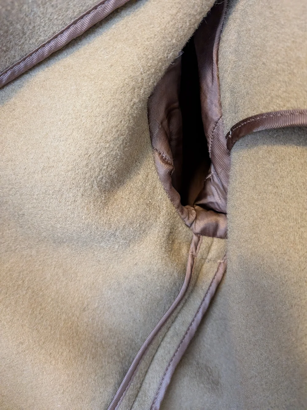 Babaton Aritzia Stedman Virgin Wool Coat - Camel - Size XS